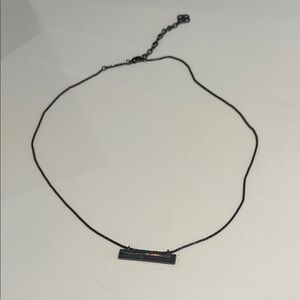 Black Bar Pendant Kendra Scott Necklace